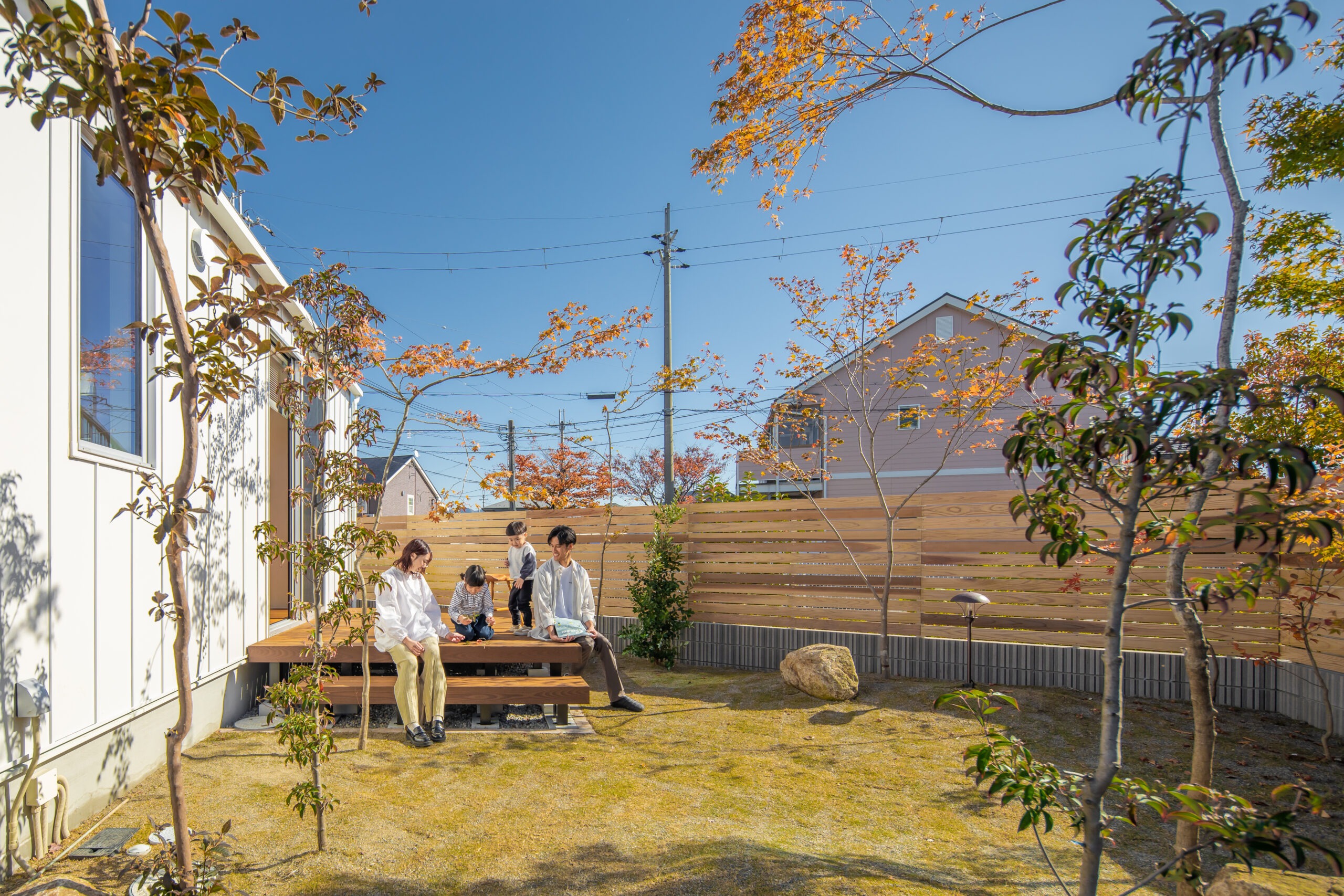 滋賀県彦根市の平屋・夜の見学会外観フォト