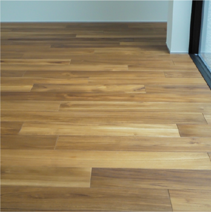 ②フローリング床材【無垢材】